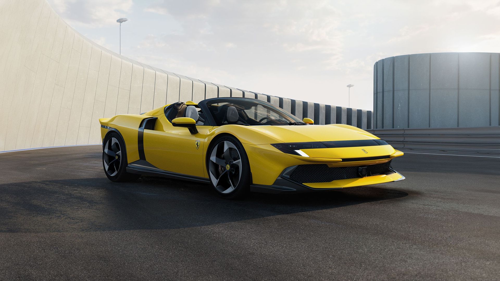 Ferrari 849 Testarossa Spider スケッチイラスト Ferrari South Bay - Ferrari 849 Testarossa Spider